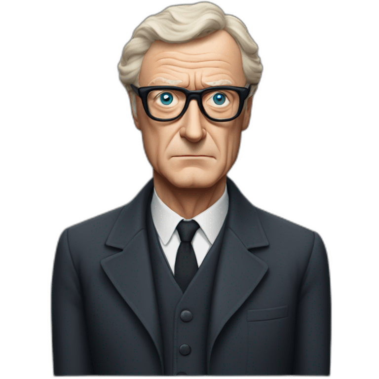 Michael Caine serious emoji