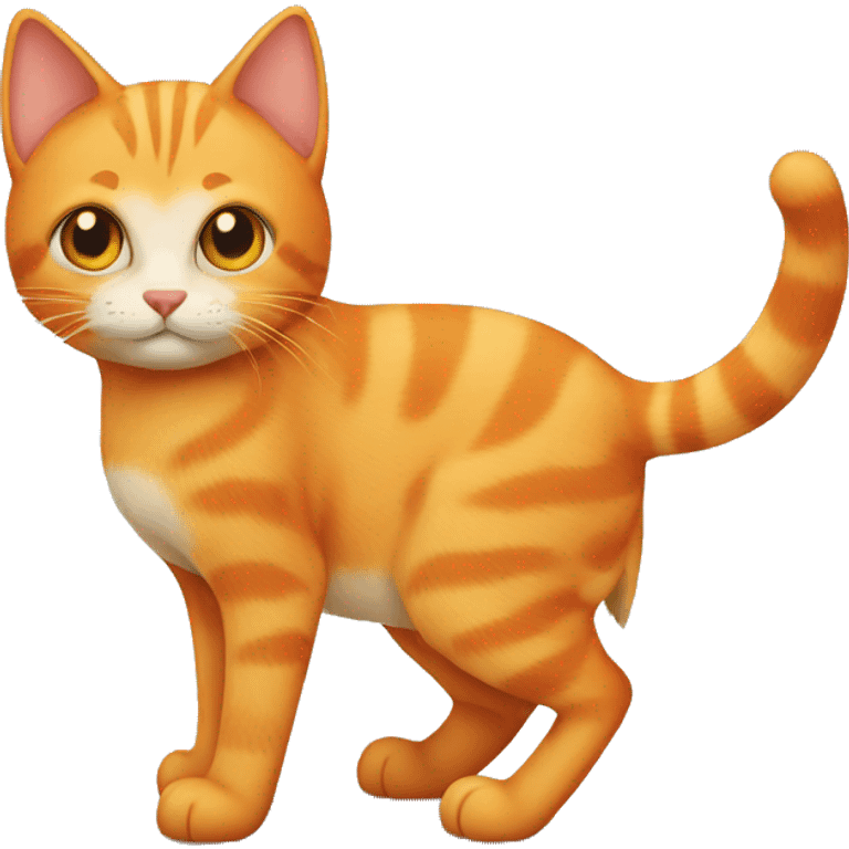 Orange cat emoji