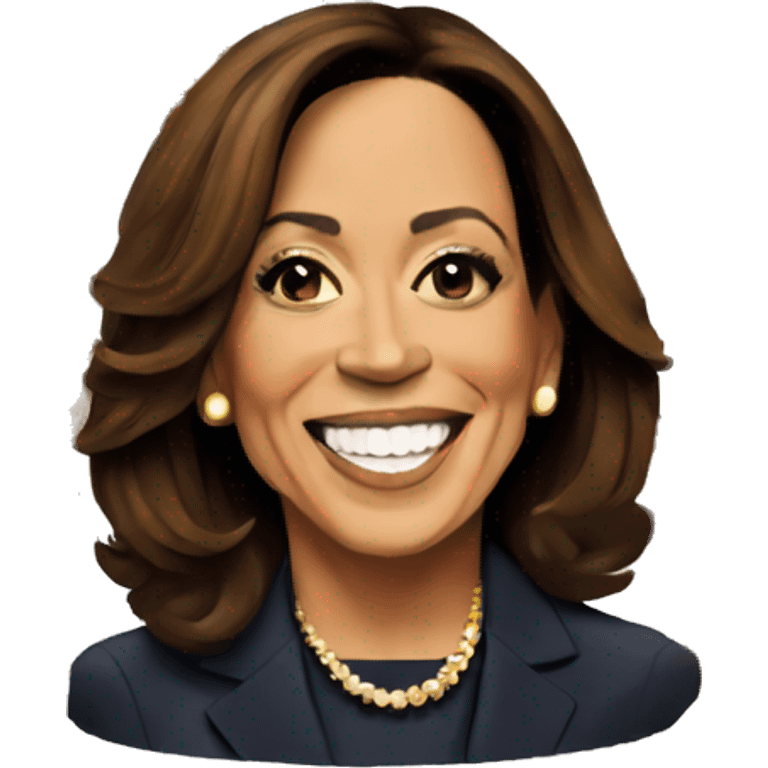 kamala harris sneaks past emoji