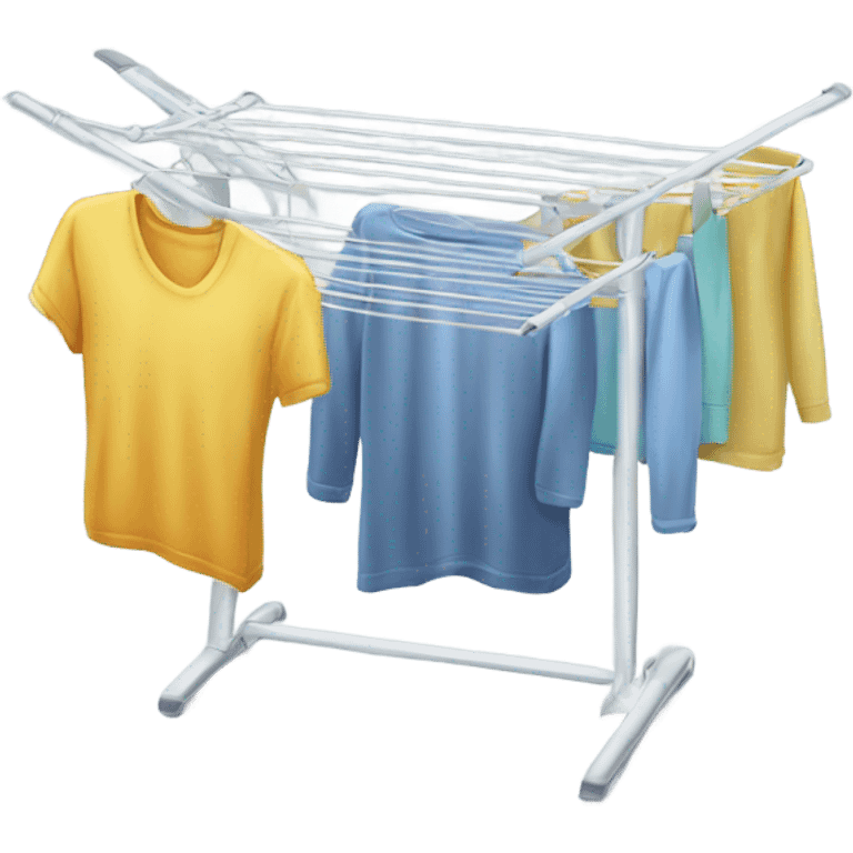 Clothes drying rack emoji