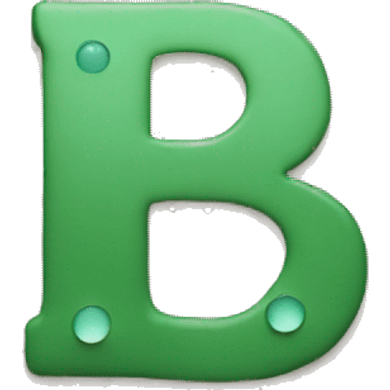 Braille letter b emoji