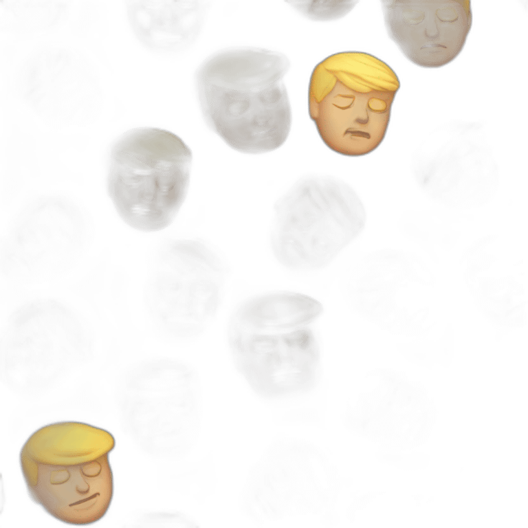 Trump en sleeping emoji