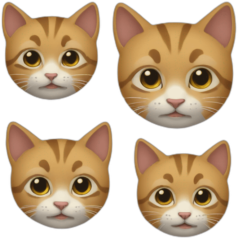 Котик птичка emoji