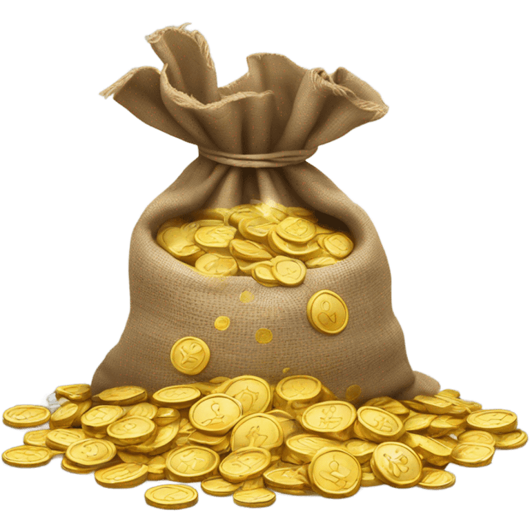 sack of coins emoji