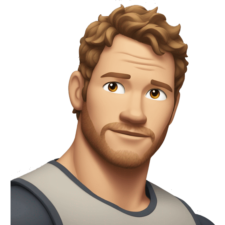 muscular chris pratt emoji