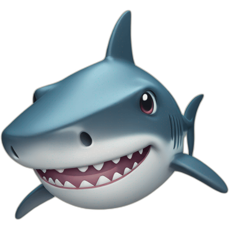 shark smile emoji