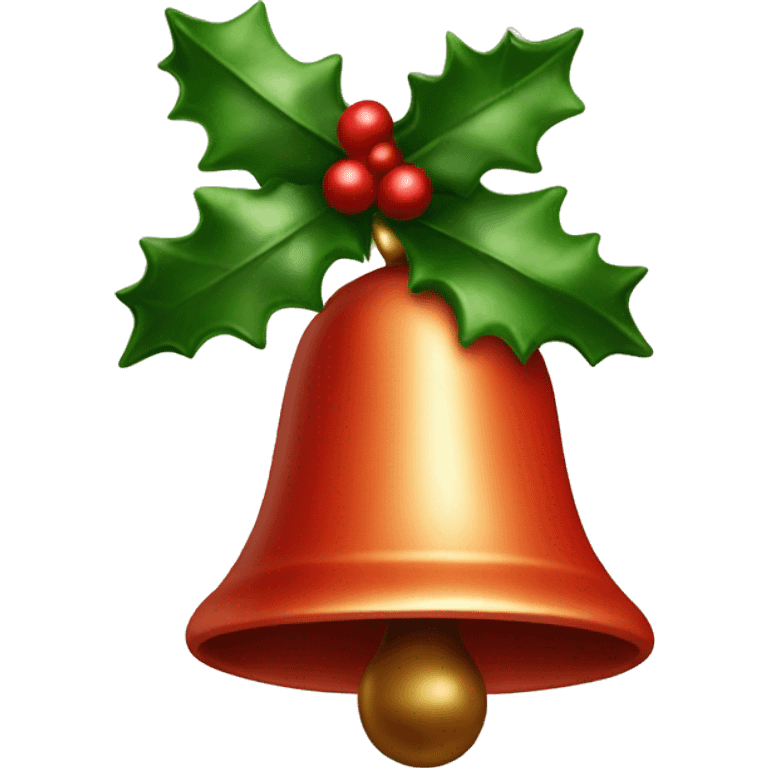 Christmas mistle toe bells emoji