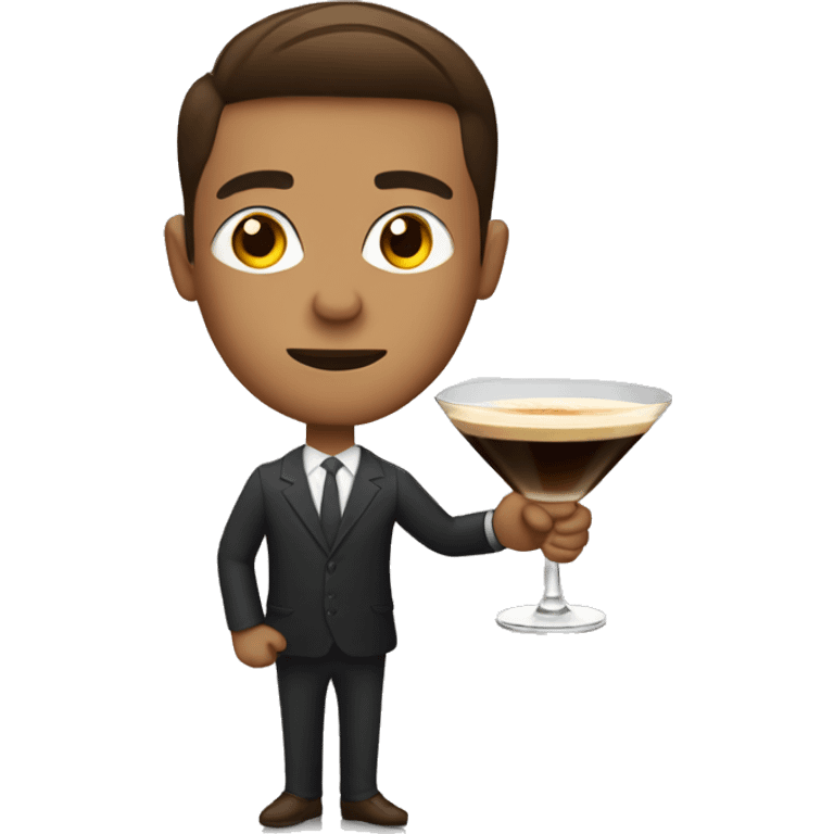 holding espresso martini emoji