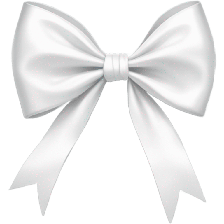 White bow emoji