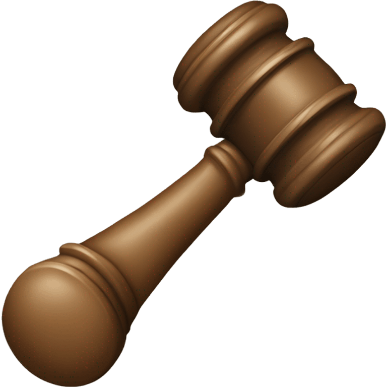 beige court gavel emoji