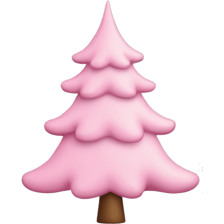 Pastell pink asthetic clean Christmas tree emoji