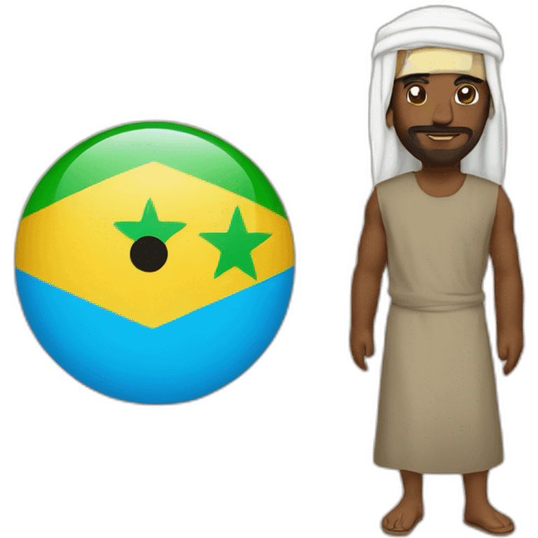 arab with a grenada emoji