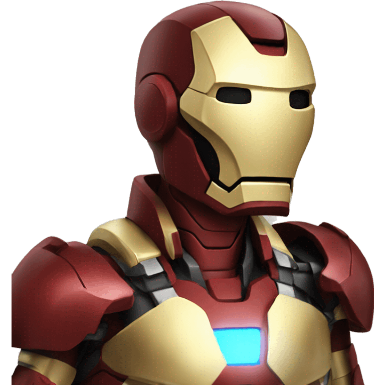 My avatar with logo ironman in the arm emoji