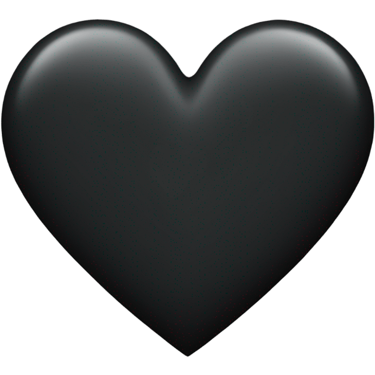 Black heart emoji