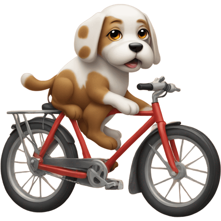 Dog on a bike emoji