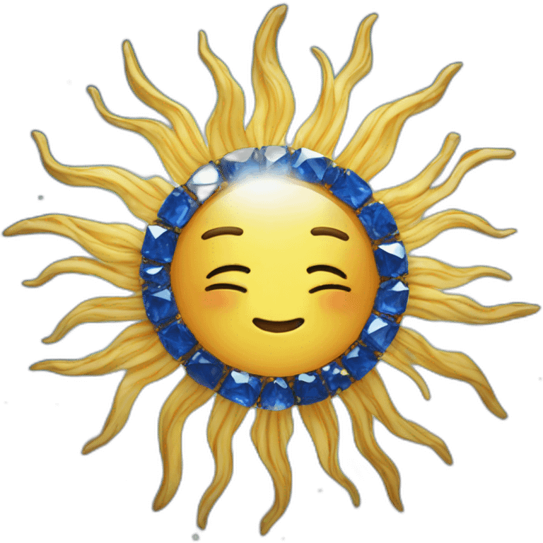 sapphire sun emoji