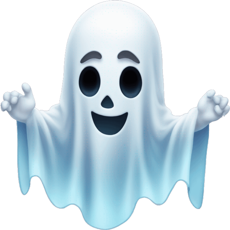 Ghost at a party emoji