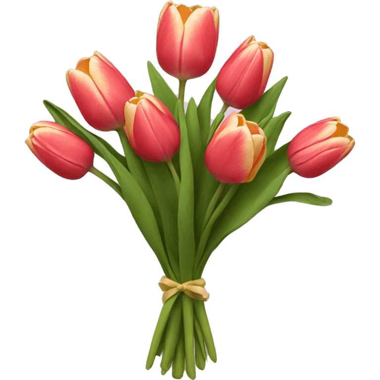 tulip bouquet  emoji