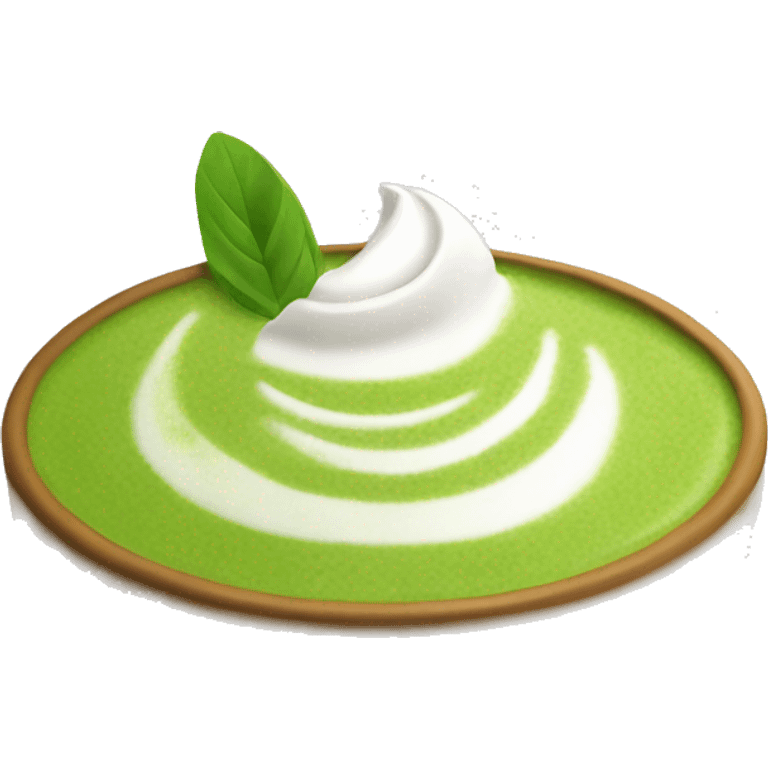 Matcha latte  emoji