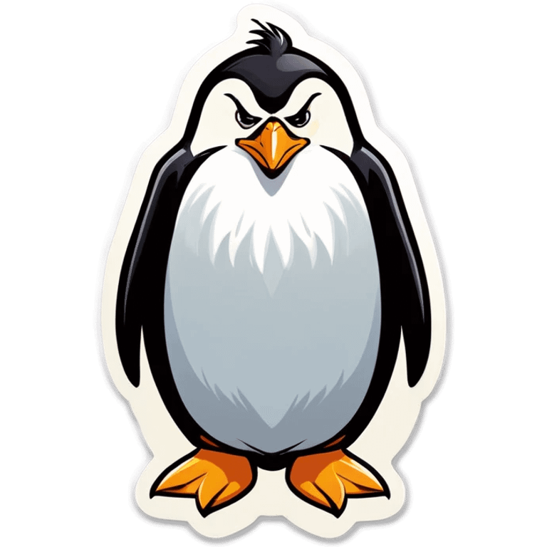 angry penguin emoji