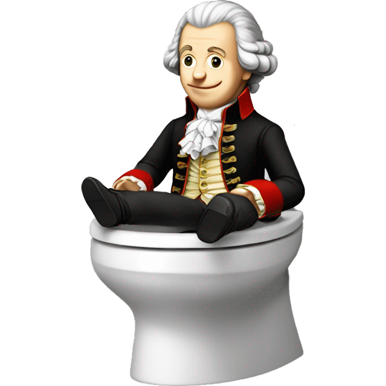 mozart on a toilet emoji