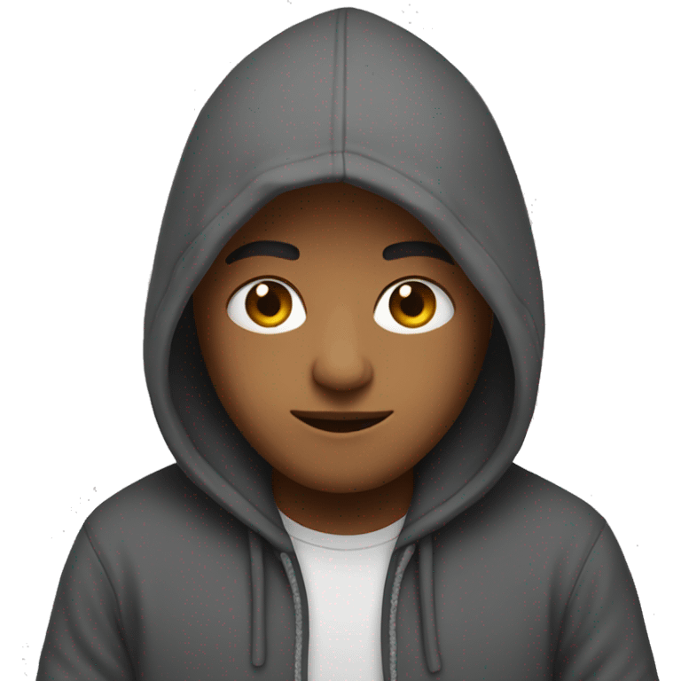 Me wearing hoodie  emoji