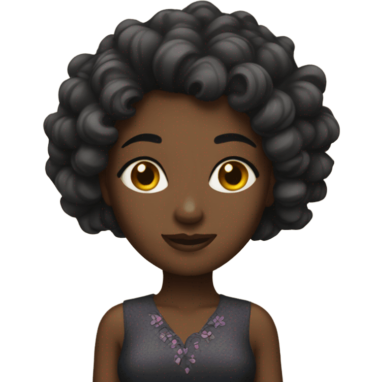 Pretty black lady  emoji