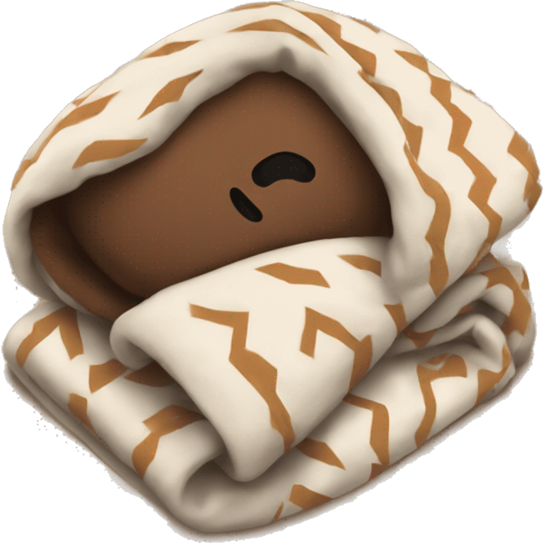 cozy blanket  emoji