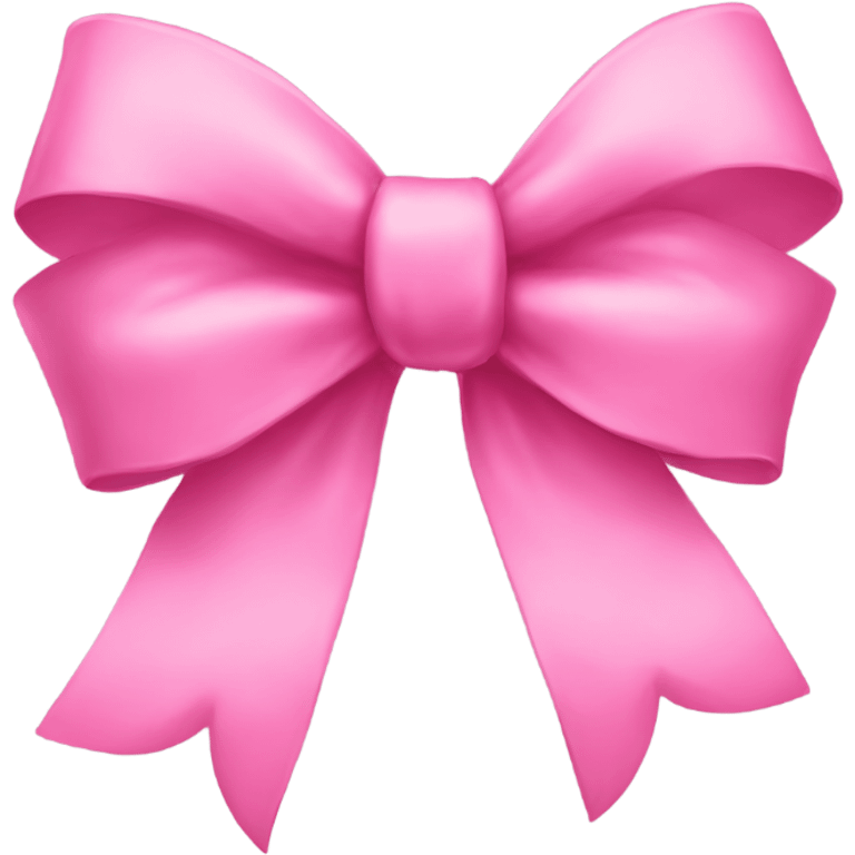 Pink bow emoji