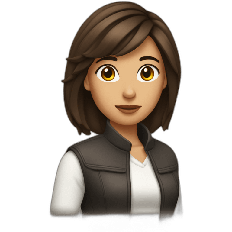 Femme brune emoji