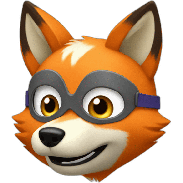 masked Fox in Dora the explorer emoji