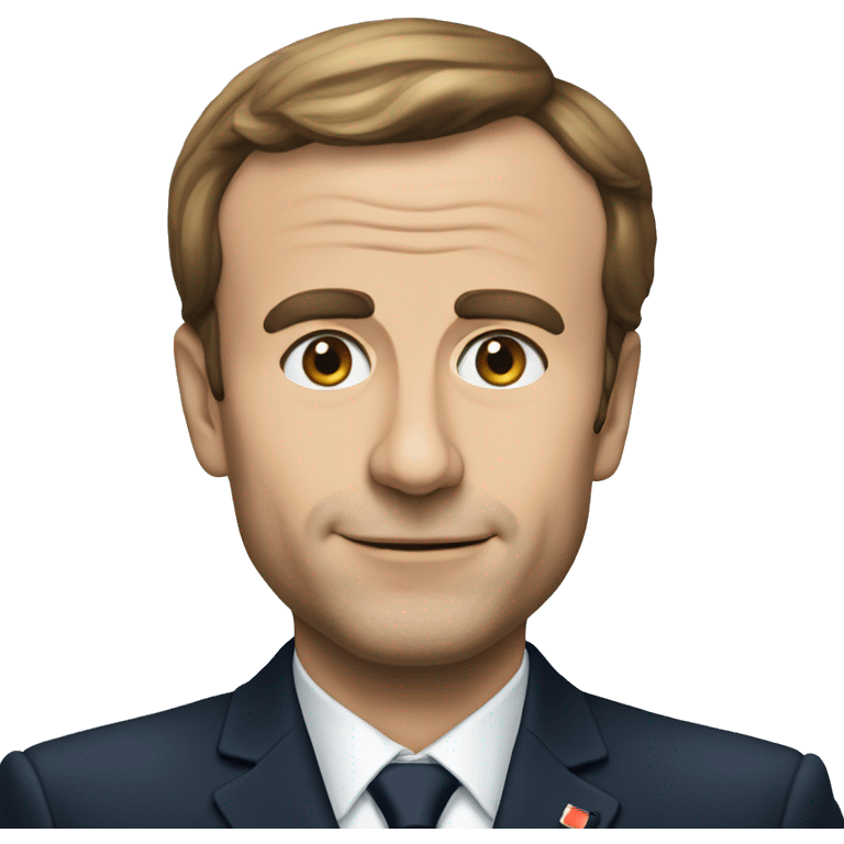 macron sur un éléphan emoji