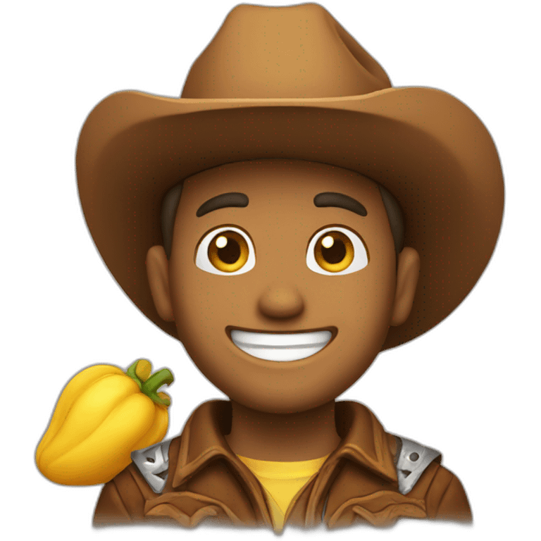 happy cowboy emoji