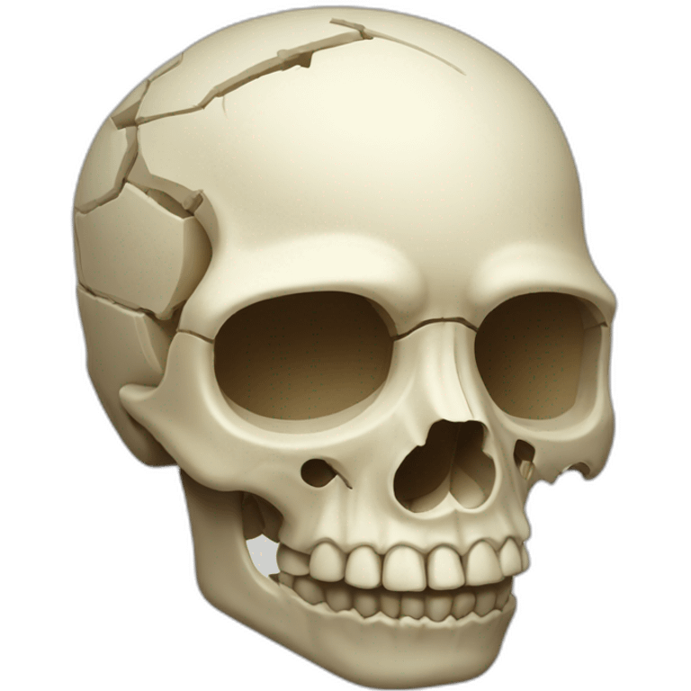 fragmented-skull emoji