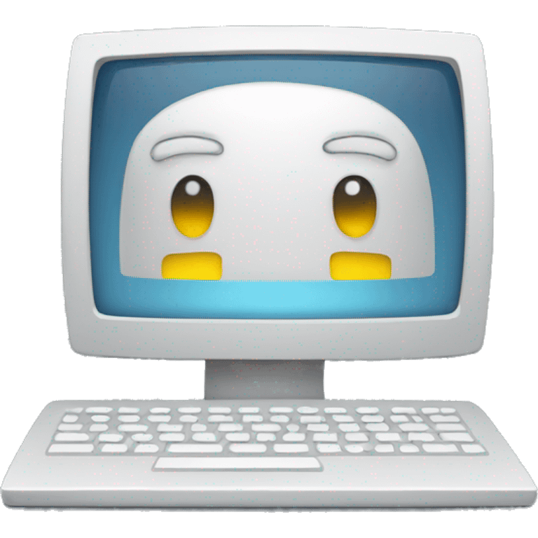 data analytics icon with computer emoji