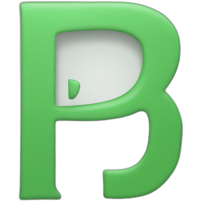 P LETTER green emoji