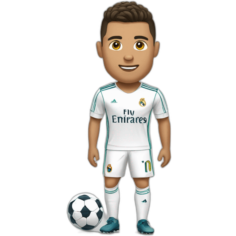 Ronaldo-play-Foot-Real-Madrid emoji