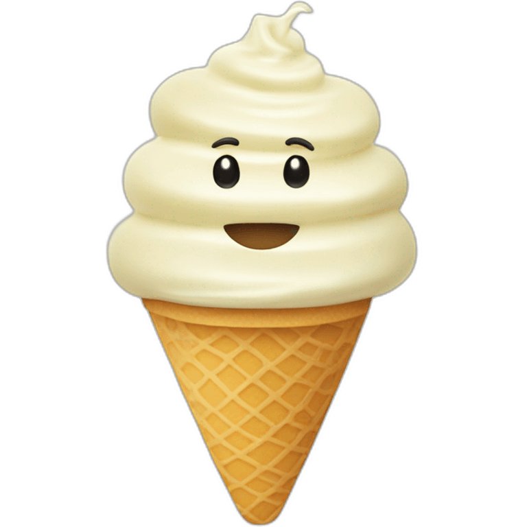 vanilla ice cream emoji