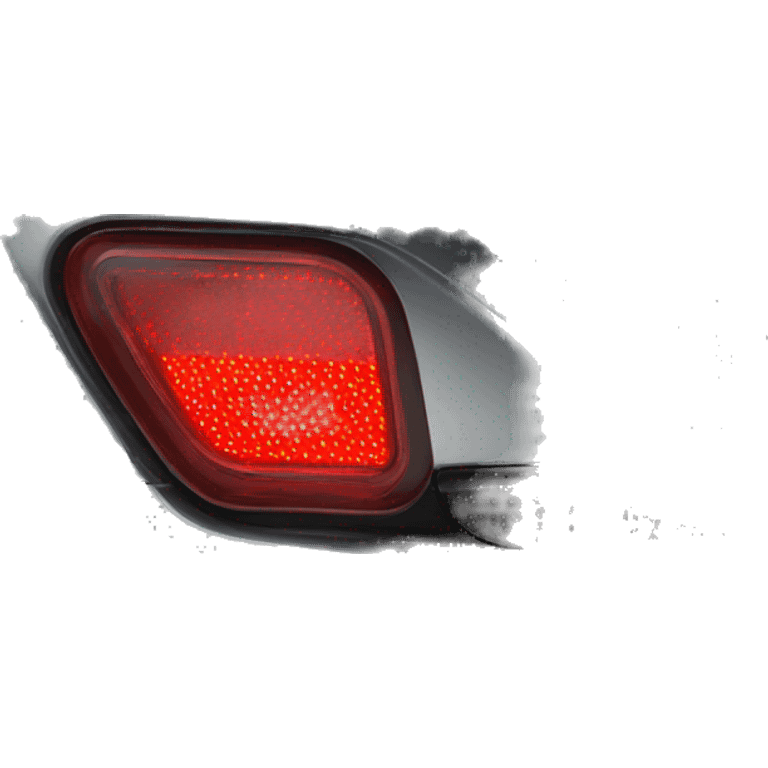 tail light on a car emoji