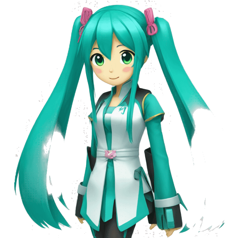 Hatsune Miku emoji emoji