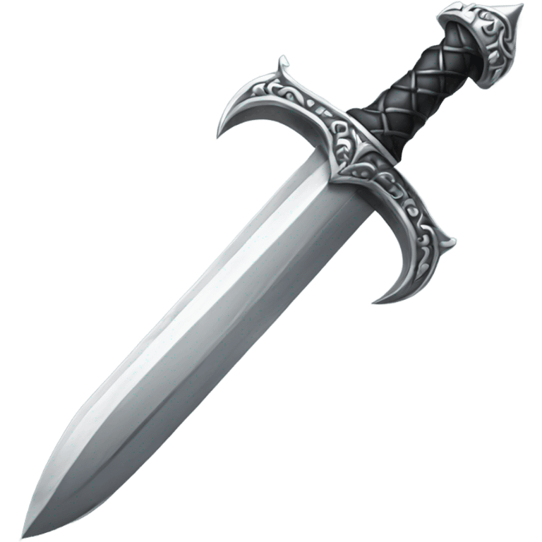 silver gothic dagger emoji