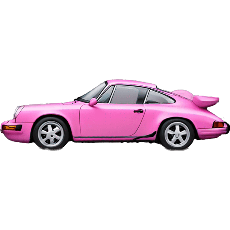 Pink Porsche emoji