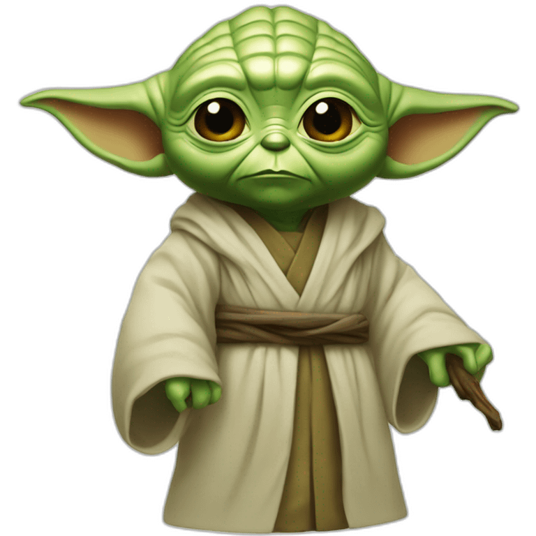 Yoda qui joue a forza emoji