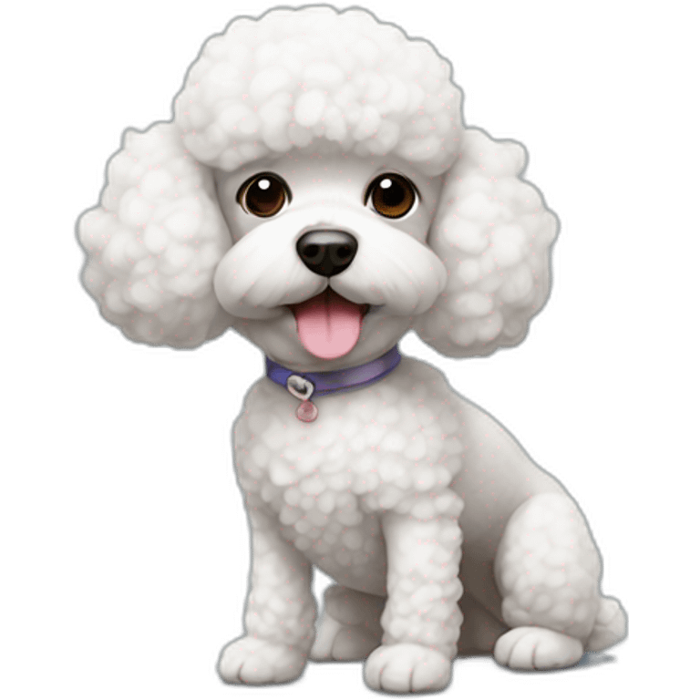 french poodle puffy emoji