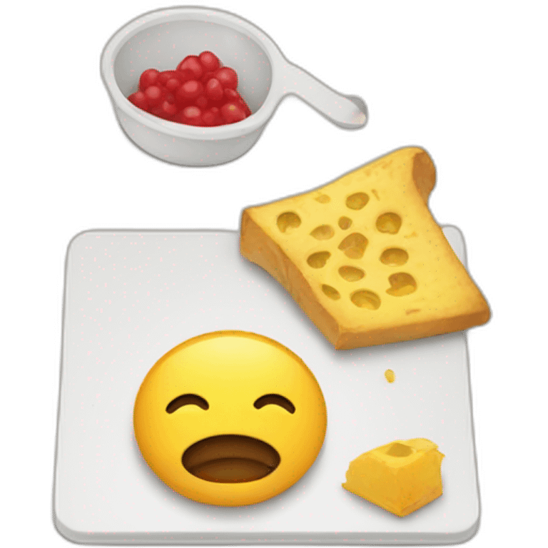 weighting food emoji