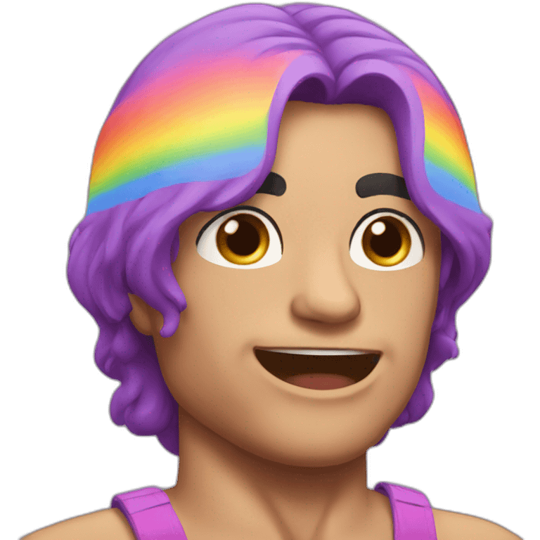 Wrestler gay emoji