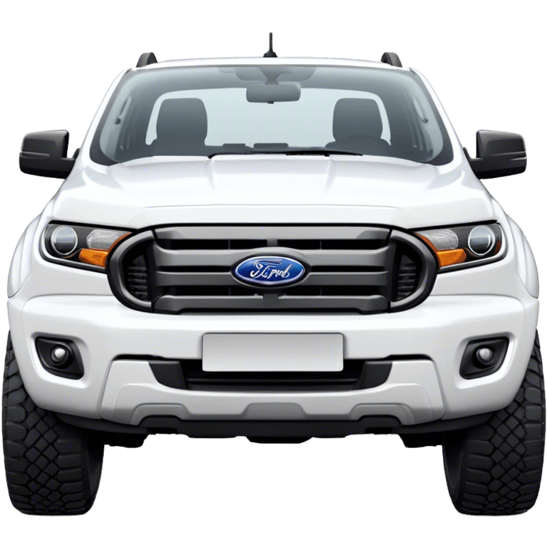 Ford Ranger - Ford (Model Year: 2022) (Iconic colour: White) emoji