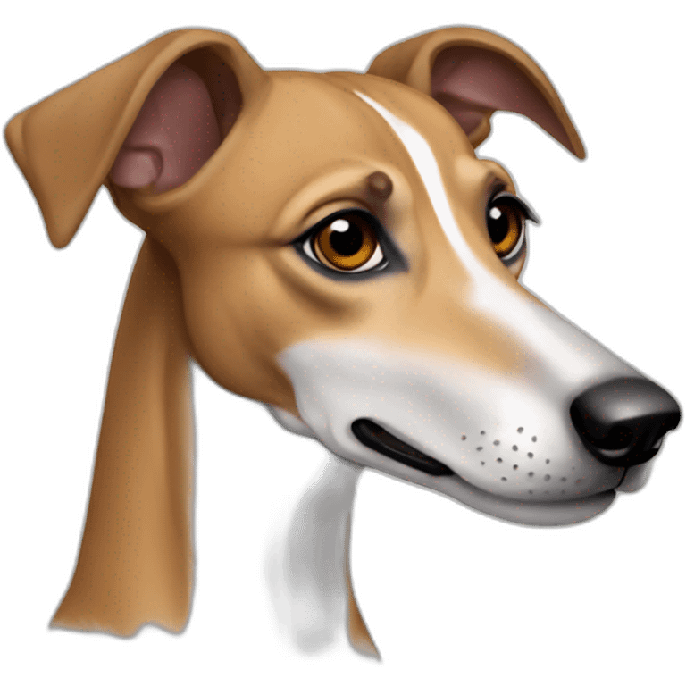 Galgo marrón hembra emoji