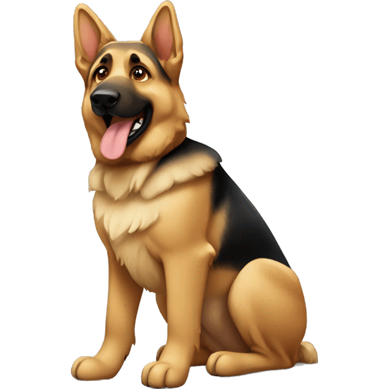 German shepherd  emoji