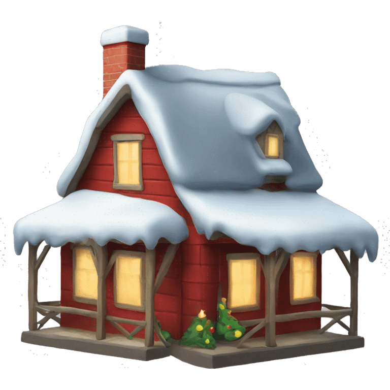 Christmas farmhouse emoji